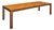 1970s John Richardson Parsons-Style Oak and Bookmatched Ash Banquet Dining Table For Sale
