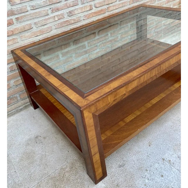 Mid-Century Italian Side Table in Walnut, 1950 For Sale - Image 6 of 13