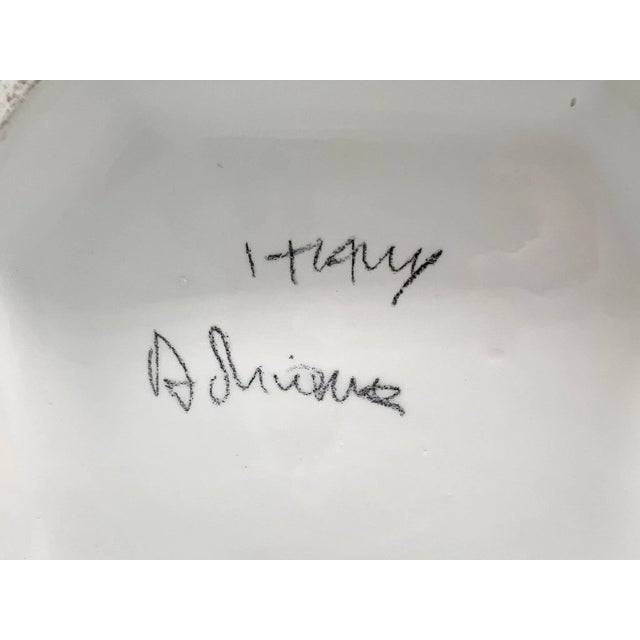 Vintage Italian White Ceramic Cachepot With Colorful Butterflies — Neoclassical / Hollywood Regency For Sale - Image 13 of 16