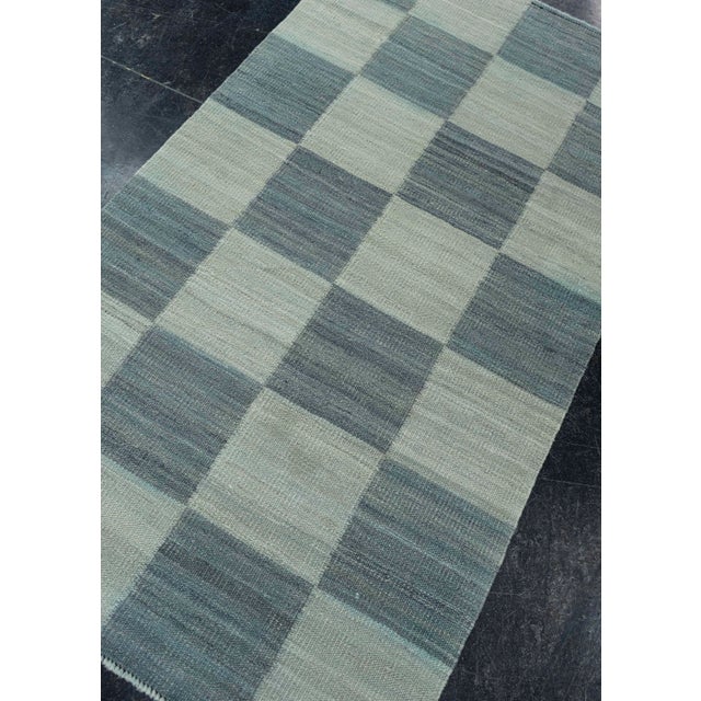 Textile Turkish Kilim Oriental Handmade Flatweave 2'7" x 4'8" #20111 For Sale - Image 7 of 8
