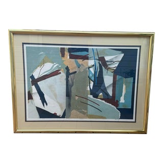 1980’s Framed Signed and Numbered Serigraph by Dennis Frings For Sale