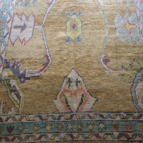 2010s Contemporary Turkish Oushak Rug | 5'8" X 7'3" For Sale - Image 5 of 6