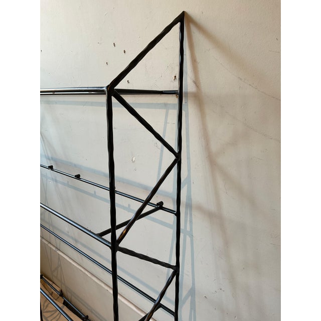 Pair Of Steel Wall Mounted Shelves For Sale - Image 9 of 10
