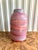 A stunning Pink and Teal glazed vase by renowned ceramicist Dick Studley of Studley pottery. Studley is well represented...