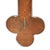 Antique Monumental Gothic Parcel Gilt & Polychromed Carved Oak Cross 19thC For Sale - Image 12 of 13