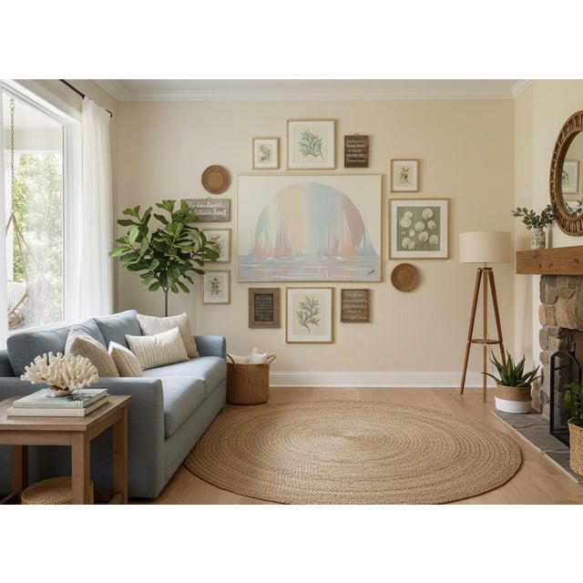 Abstract Expressionism 1980s Frank Walcutt “#13 Cont Sail” Oil on Canvas For Sale - Image 3 of 15