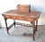 Antique Victorian Burl Walnut & Leather Writing Desk With Letter Box & Inkwells For Sale - Image 4 of 13