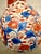 Meiji Period Antique Japanese Imari Porcelain Chinoiserie Vase Table Lamp in Red, Blue & White For Sale In San Antonio - Image 6 of 12