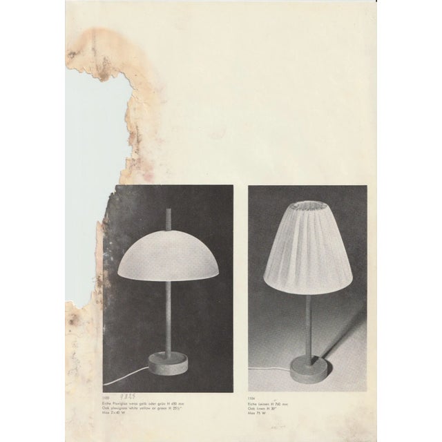 1103 Table Lamp attributed to Luxus Sweden, 1960s For Sale - Image 10 of 11