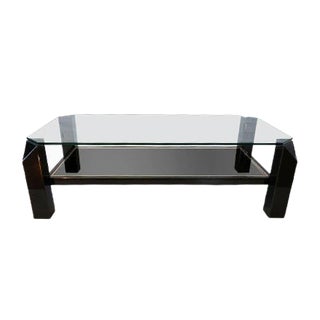 Black & Gold Plated Sculptural Coffee Table from Belgo Chrom & Dewulf Selection, 1970s For Sale