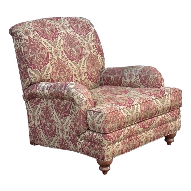 Ethan Allen Upholstered Manual Recliner Chair For Sale