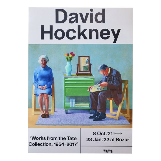 Original Exhibition at Bozar Tate Collection Poster after David Hockney, 2022 For Sale