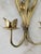 Vintage Polished Brass Wheat Candle Sconce For Sale In Chicago - Image 6 of 7