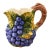 Vintage Bassano Italy Hand Painted Grapevine Ceramic Pitcher French Country For Sale