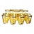 Mid 20th Century, Culver Hollywood Regency Gilded Highball & Lowball Glasses- 16 Pieces For Sale