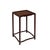 6.5" Reddish Brown Square Slim Legs Tall Wood Display Stand Easel For Sale - Image 4 of 8