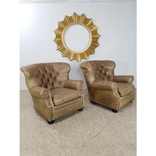 Restoration Hardware Churchill Lounge Chairs A Pair Chairish