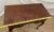 1960s Petite Desk Vanity, Chippendale Style, Three Dovetail Drawers, Solid Walnut For Sale - Image 11 of 12
