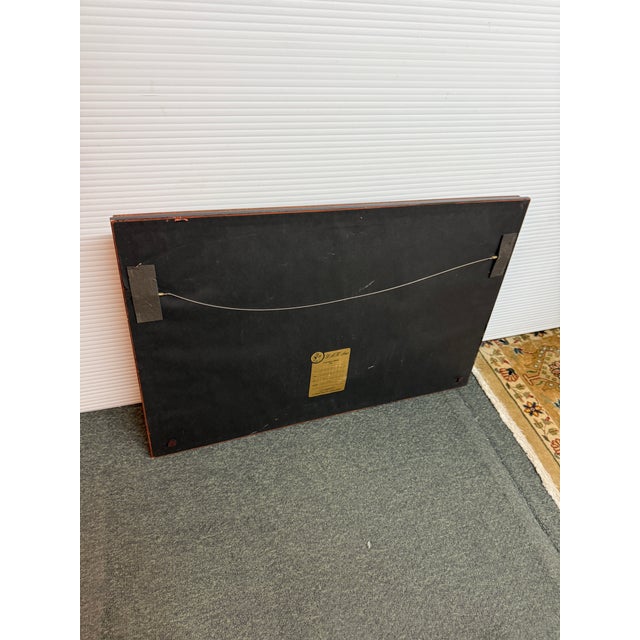 Cal-Mode Fine Furniture Question of Pace Polo Scene, Framed For Sale - Image 12 of 12
