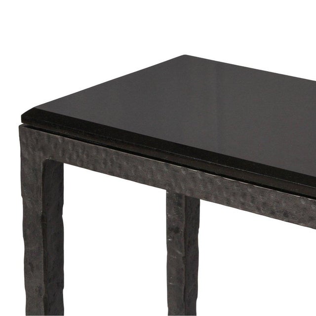 Diego Giacometti Giacometti Style Wrought Iron Console Table For Sale - Image 4 of 13