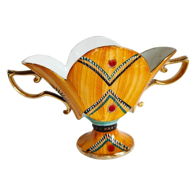 1950s Ceramic Table Centerpiece from C. A. T. For Sale - Image 5 of 16