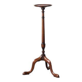 1940s Georgian Style Mahogany Plant Stand For Sale