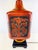 Vintage Chinoiserie Red and Black Ceramic Table Lamp With Gold-Lined Shade For Sale - Image 11 of 14