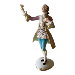 Mid 20th Century Volckstedt Male Porcelain Figurine