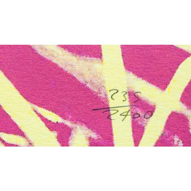 Portraiture 1986 Carnegie Museum of Art After Andy Warhol "Butterfly" Lithograph For Sale - Image 3 of 6