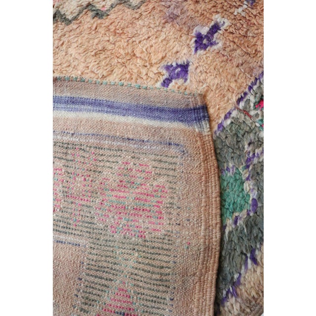 1980s Moroccan Vintage Boujad Rug - 5'12" X 10'3" Ft For Sale - Image 5 of 6