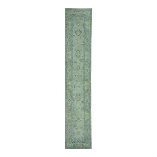 Turkish Oushak Rug 2'10" x 14'8" #19189 For Sale