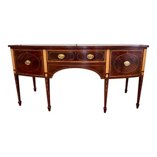 Stickley Federal Mahogany Inlay Sideboard Credenza Buffet For Sale