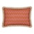 Palais Outdoor Cushion in Rosita Orange & Pink, 20x12 Inch For Sale