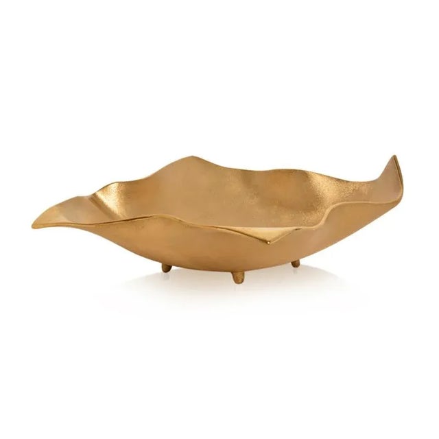 Contemporary AURA LONDON Fold Decorative Object, Gold For Sale - Image 3 of 5