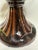 Neoclassical Crackle Glazed Ceramic Lidded Urn, Large, Brown and Black For Sale - Image 9 of 12
