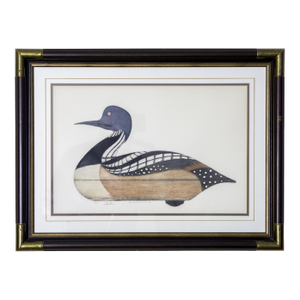 1988 Artic Loon Decoy II - by Arthur Nevin - Aquatint Etching