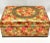 1960s Vintage Kashmiri Papier-Mâché Floral Box, Large Hand-Painted Indian Keepsake Box For Sale - Image 5 of 11
