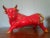 These identical ceramic bulls are big, beautiful, bold, and vibrant. They are 15 inches long and 8 inches tall so you will...