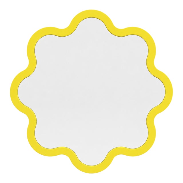 Organic Small Bathroom Round Mirror Made to Order – Hvyli Round 50 For Sale