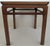 Baker Furniture Company C.197'0's Michael Taylor for Baker Furniture "Ming-Style" Fruitwood & Burlwood Top Side/End Table For Sale - Image 4 of 12