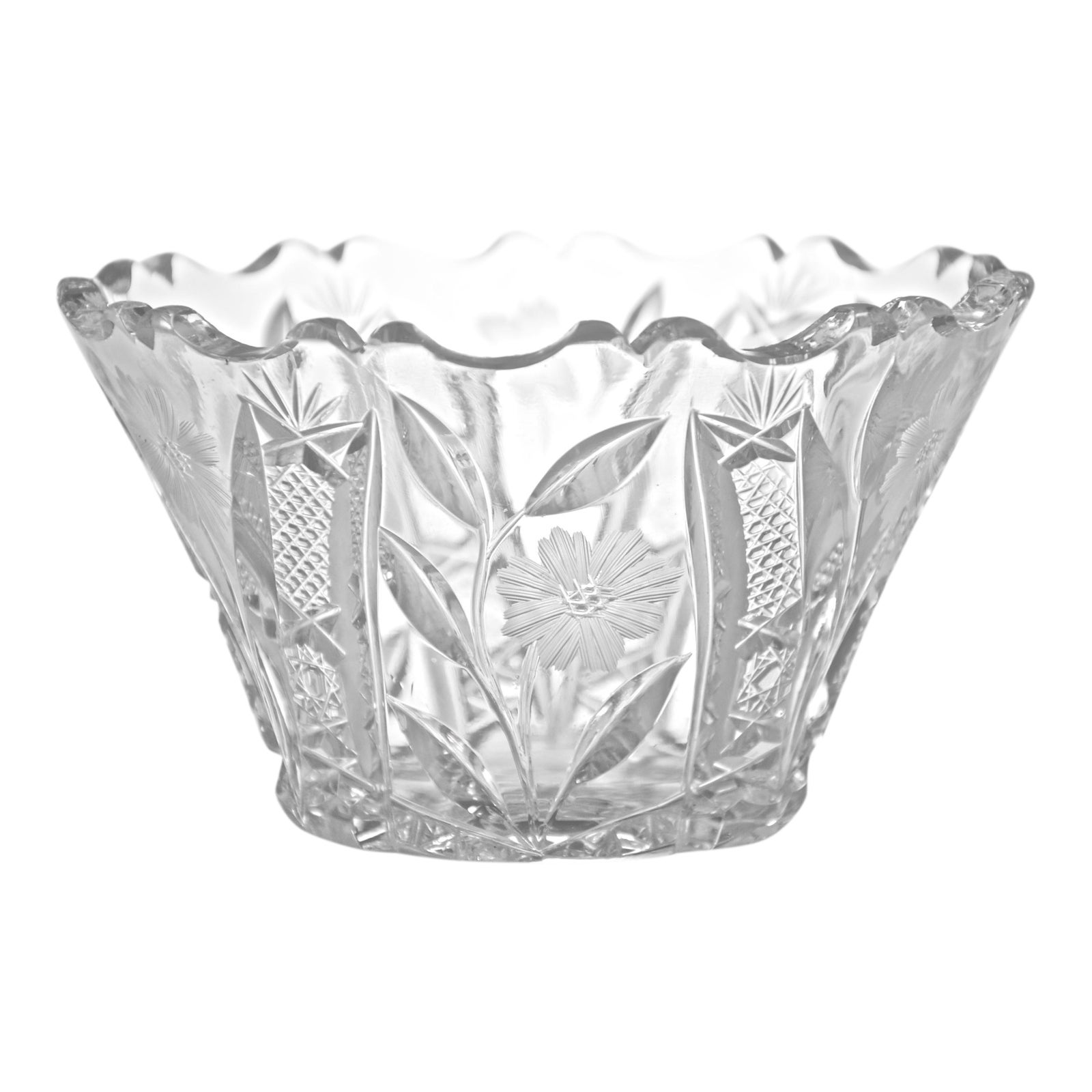 Cut Crystal Bowl Chairish