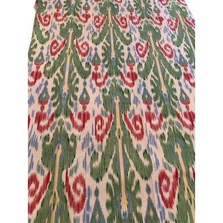 Lee Jofa Colorful Ikat Fabric Made in England - 3 Yards For Sale