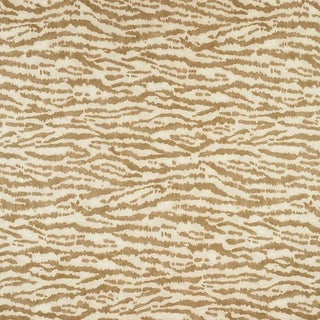 Sample - Schumacher Animaux Fabric in Natural For Sale