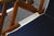 Navy Blue Ralph Lauren Inspired Deck Chairs Oakwood With Navy Blue and White Upholstery - a Pair For Sale - Image 8 of 10