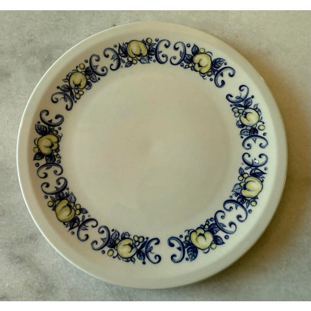 Mediterranean Vintage Villeroy & Boch Cadiz Appetizer Plates - Set of 5 For Sale - Image 3 of 9
