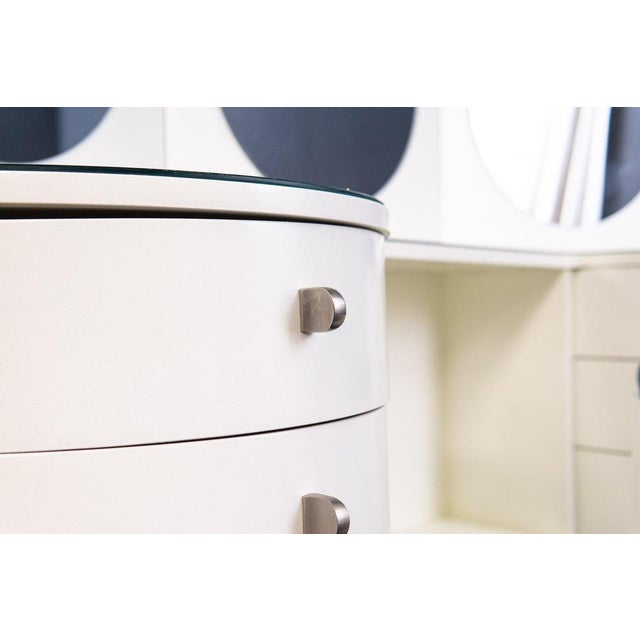 Vintage Chest of Drawers with Mirror, Stool and Chair, 1970s, Set of 3 For Sale - Image 15 of 18