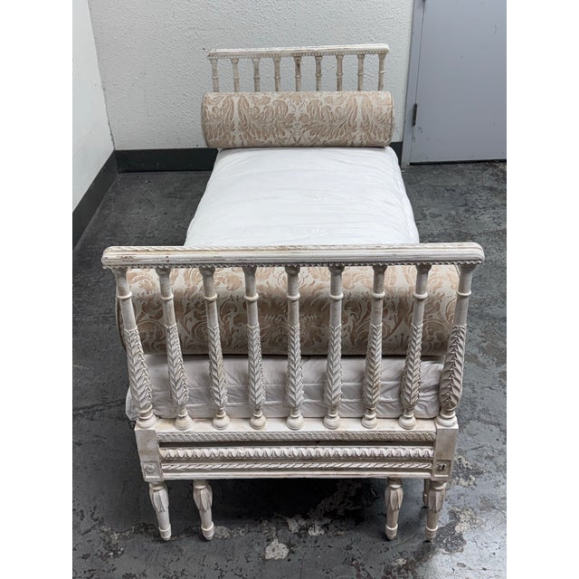 Gray Late 18th Century Swedish Gustavian Daybed For Sale - Image 8 of 12