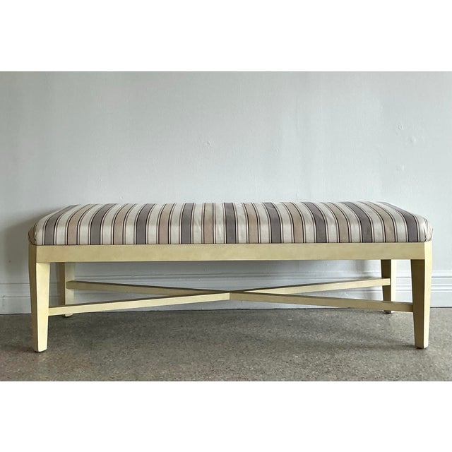 Vintage Angled Long Bench For Sale - Image 12 of 12