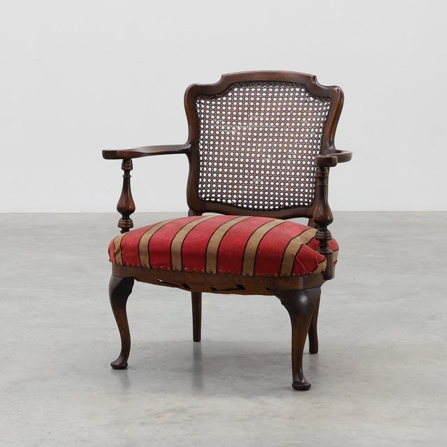 Louis XV Style Oak and Cane Armchair, France, 1890 For Sale - Image 15 of 15