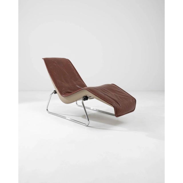 20th Century German Leather Armchair For Sale - Image 4 of 8